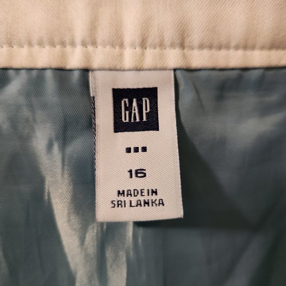 Gap Outlet Size 16 Robin's Egg Blue Wool Mini Skirt - Picture 4 of 5